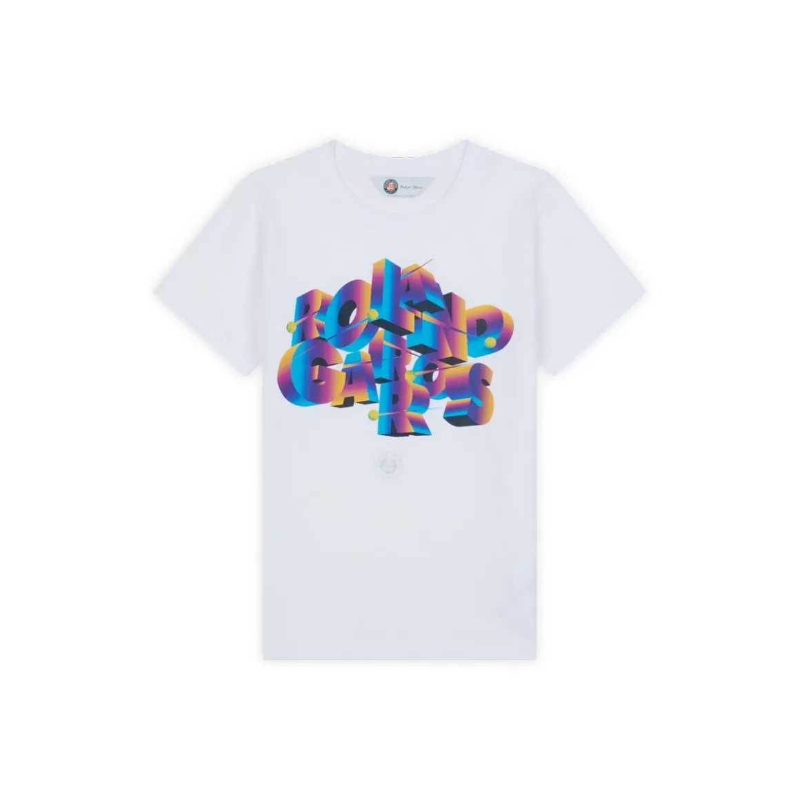 Roland-Garros Hauts-T-shirt Signature garçon - Blanc