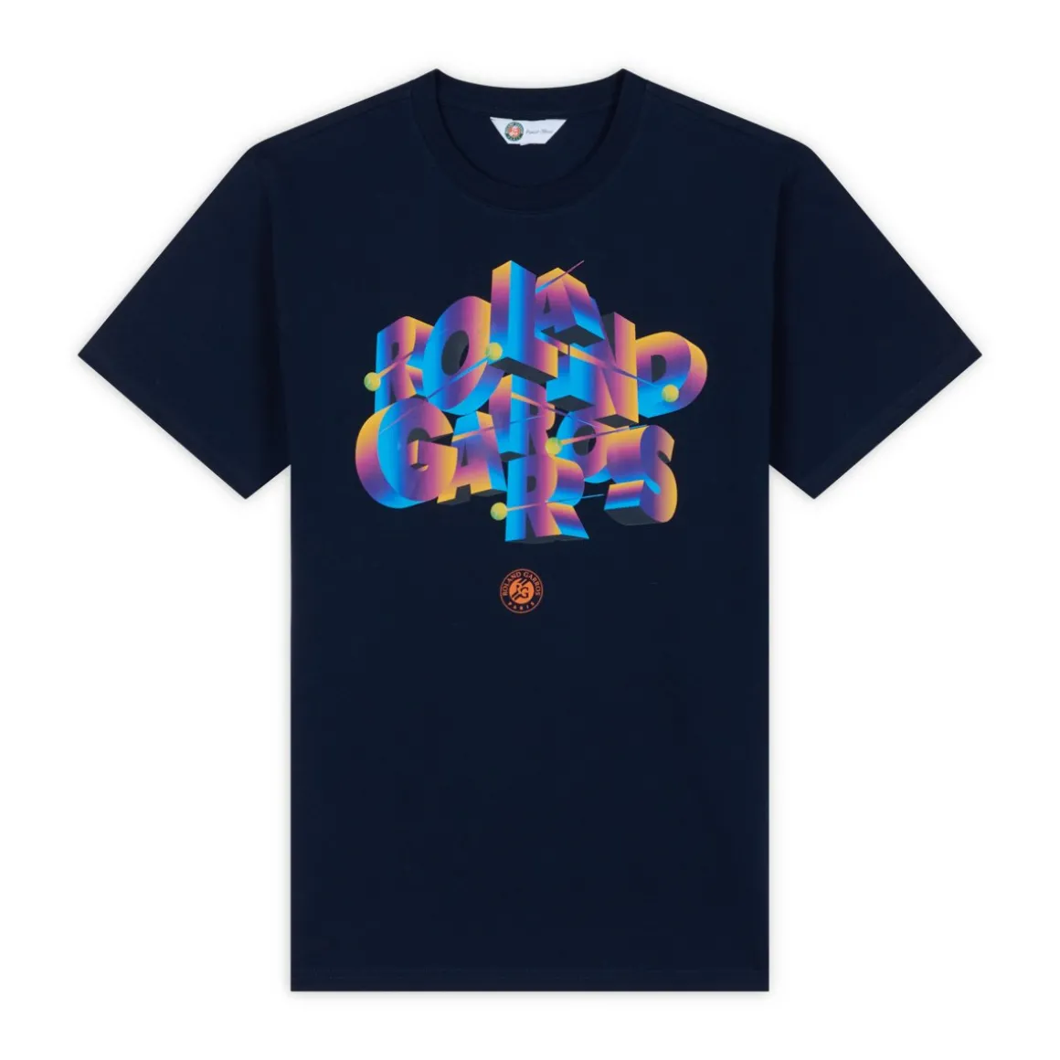 tshirt_signature_homme_rolandgarros__marine_4.webp Roland-Garros T-shirts-T-Shirt Signature homme - Marine