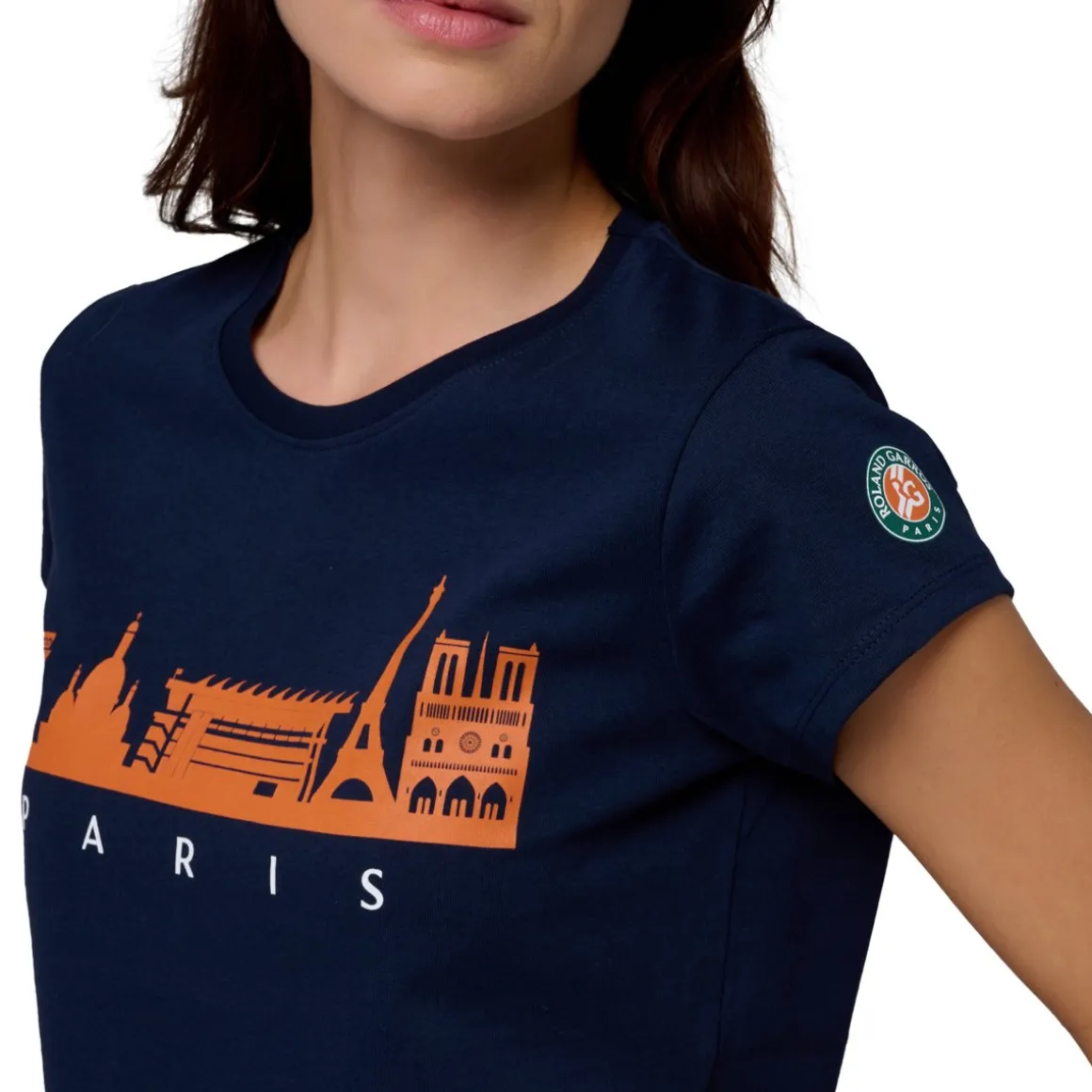 Roland-Garros T Shirts & Débardeurs-T-shirt Skyline femme - Marine
