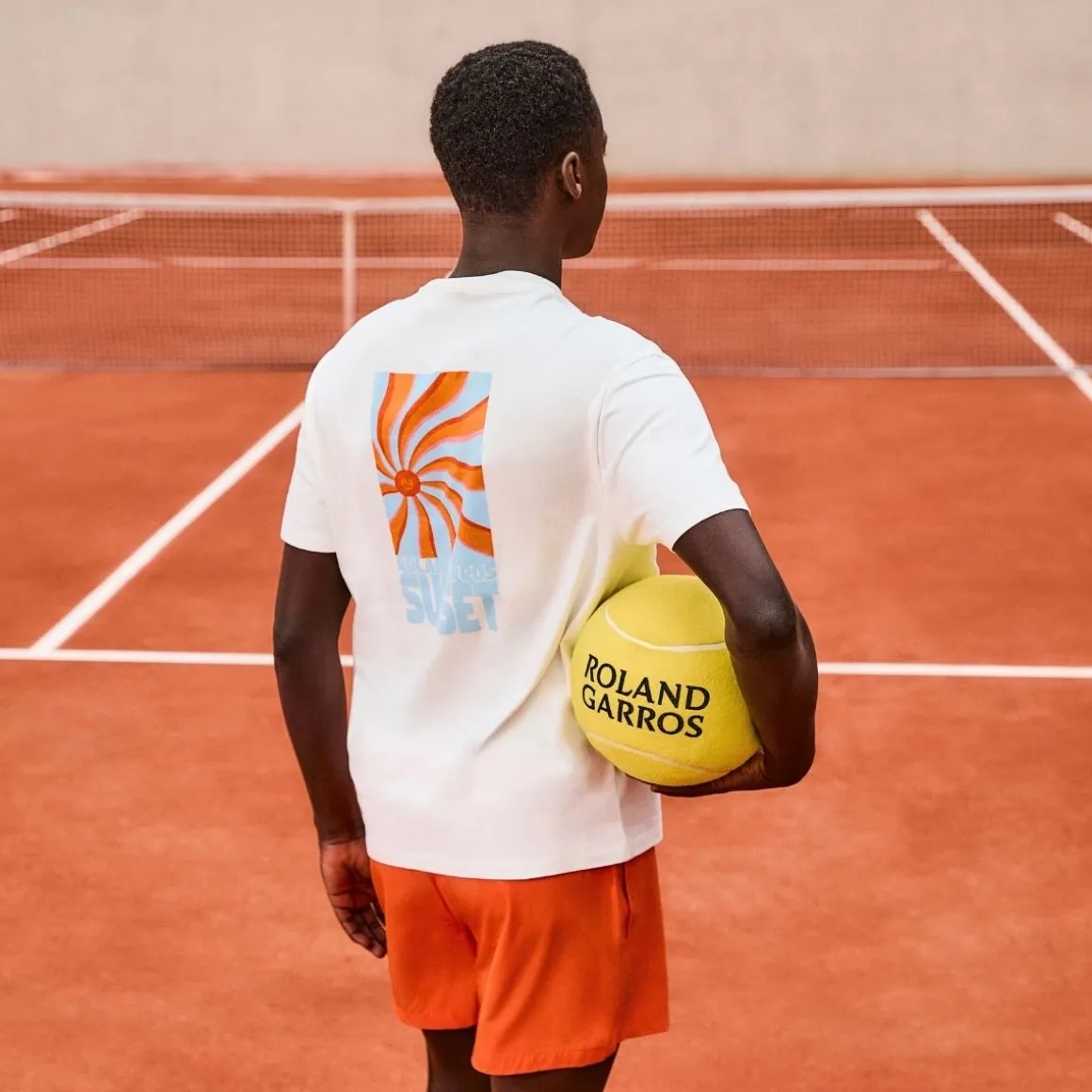 Roland-Garros T-shirts-T-shirt sun homme Galeries Lafayette x - Blanc