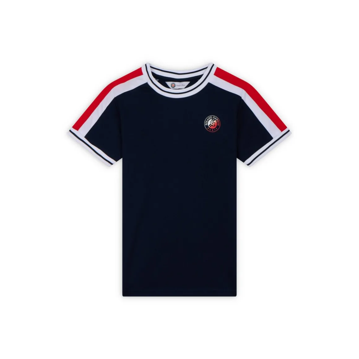 Roland-Garros Hauts | Hauts-T-shirt Tricolore enfant - Marine