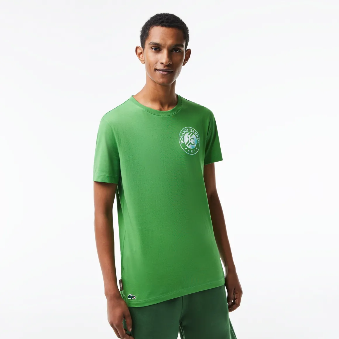 Roland-Garros T Shirts & Débardeurs | T-shirts-T-shirt Unisex Lacoste pour - Estragon