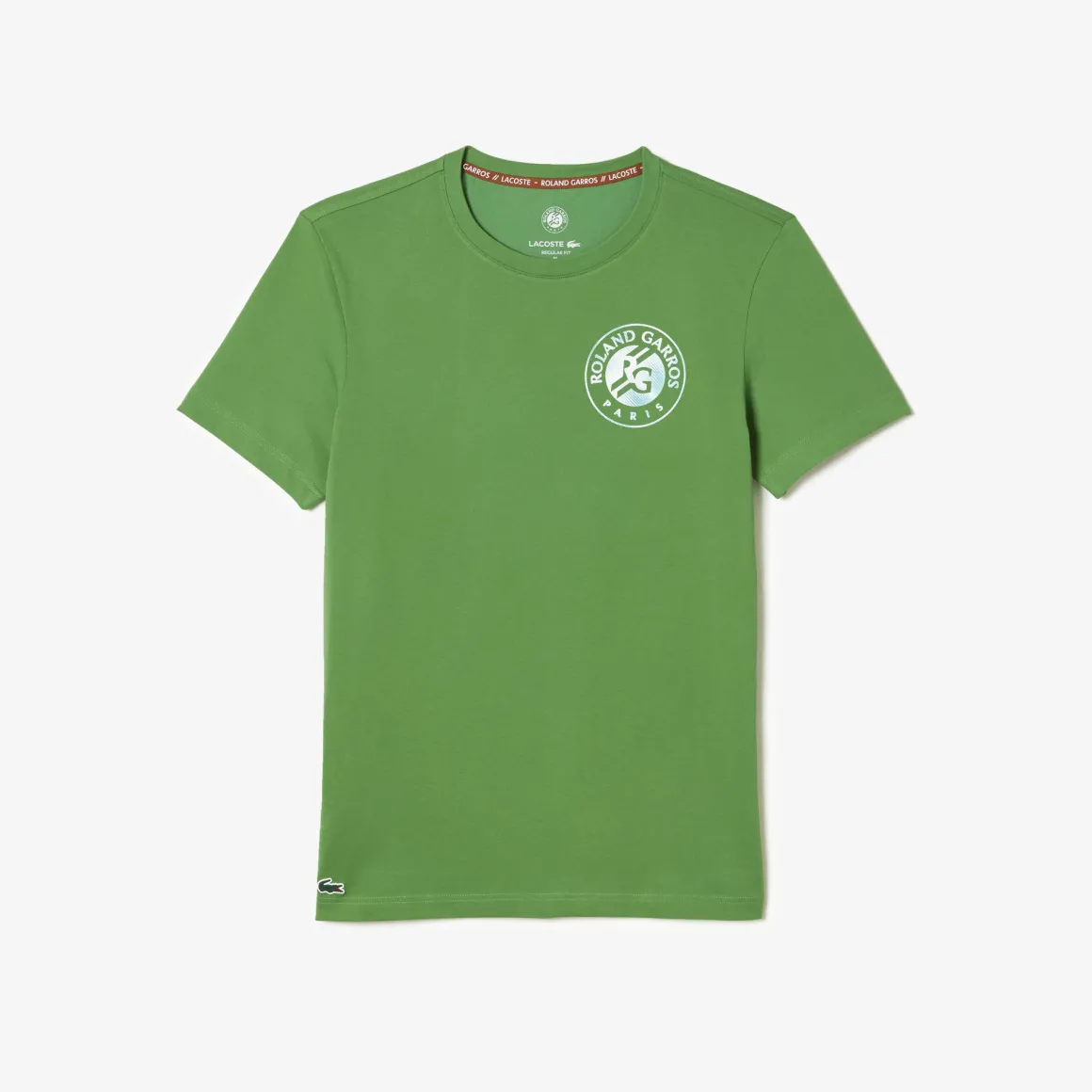 tshirt_unisex_lacoste_pour_rolandgarros__estragon_6.webp Roland-Garros T Shirts & Débardeurs | T-shirts-T-shirt Unisex Lacoste pour - Estragon