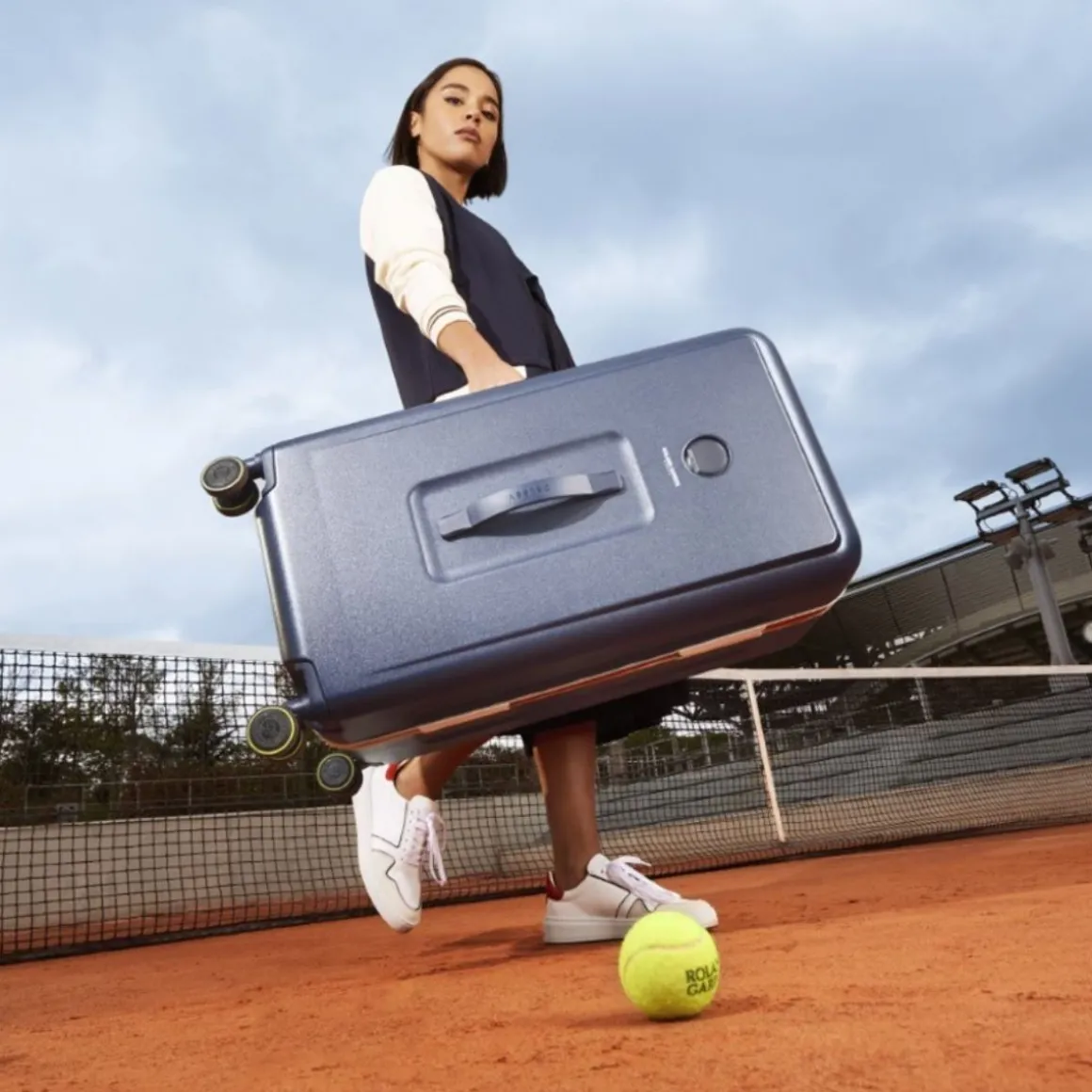 Roland-Garros Bagageries-Valise Cabine (55cm) Delsey x - Marine