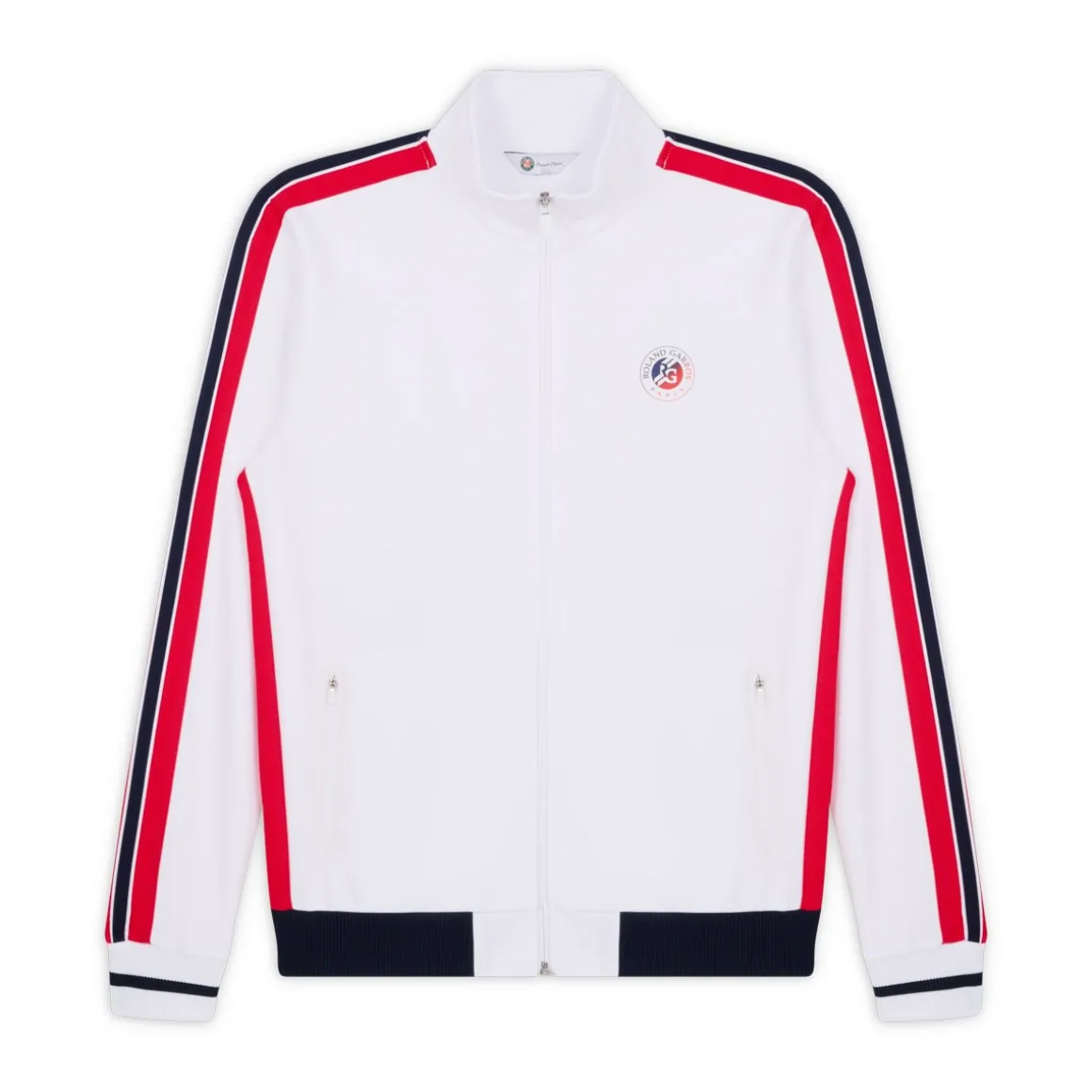Roland-Garros Vestes | Vestes-Veste Tricolore unisex - Blanc